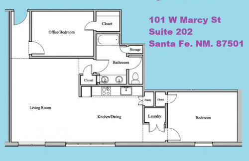 Luxury in the Heart of Historic Downtown Santa Fe 1050 Sq Ft - Foto 9