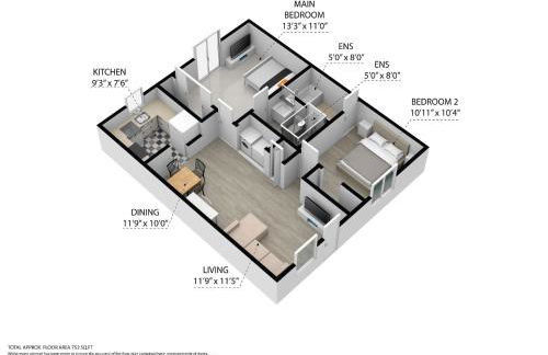 2B/2B, Free Parking, South Beach, 1 Block 2 Beach - Foto 9