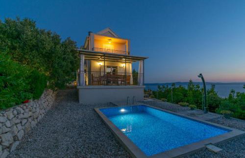 Villa with Sea View - Private Heated Pool - Foto 17