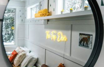 Fox Den Tiny House w/hot tub 1min to Smuggs - Foto 15