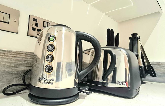 1-bedroom Aprt in Salford- Freeparking- Sleeps3 - Foto 9