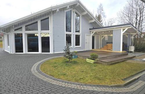 Babiogórska Perełka w skandynawskim stylu z sauną i kominkiem - Foto 24