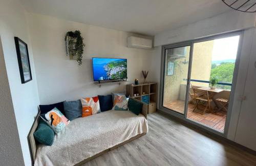 Azur Bay Boho-Chic T2 Garage & Mer Pet-Friendly - Foto 8