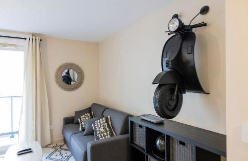 Charmant studio en résidence avec parking - Foto 14