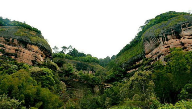 Impressionante paisagem cárstica