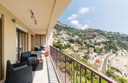 MY CASA - VILLEFRANCHE RESTANQUES - Panoramic sea view 2 bedrooms Swimming pool - Foto 40