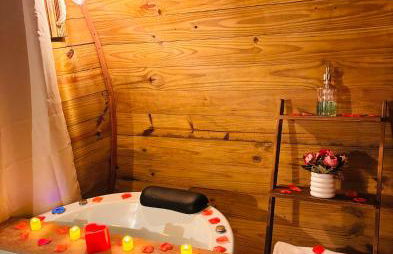 Cabana barril charmosa com hidro - Foto 1