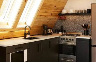 Modern A-frame w/ hot tub + view - Foto 15