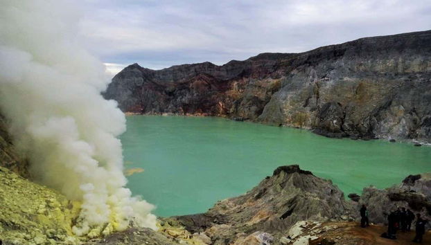 Un incredibile paesaggio vulcanico