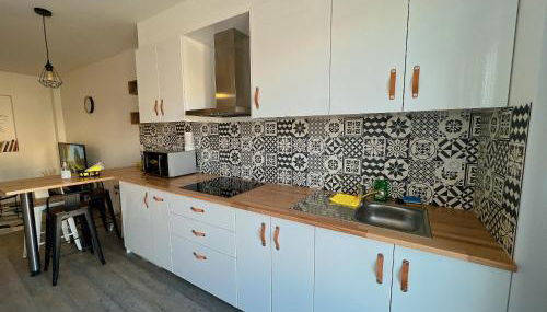 Accueillant T2 rénové clim centre ville terrasse - Foto 4