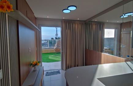 Apartamento Sofisticado Ed Del Paine terraço com hidro - Foto 37