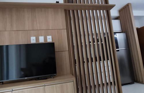 Apartamento novo a 350 m da praia das Toninhas em Ubatuba - 2 dormitórios sendo 1 suite, piscina, varanda gourmet com churrasqueira, ar condicionado, cozinha completa, garagem privativa - Foto 22