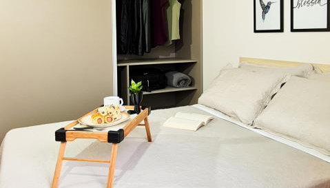 Studio Hortência 130m da praia novo! Com Ar cond - Foto 5