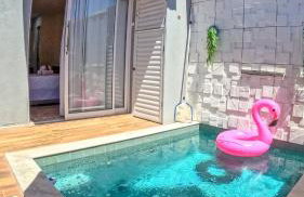 Villa Beija-Flor 1 - Suíte alexa com piscina privativa - Foto 62