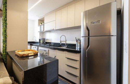 Apartamentos em Bal Piçarras 150 M DA PRAIA com Sacada Wi Fi, Piscina, Portaria 24h, Playground e vaga de GARAGEM - Foto 32