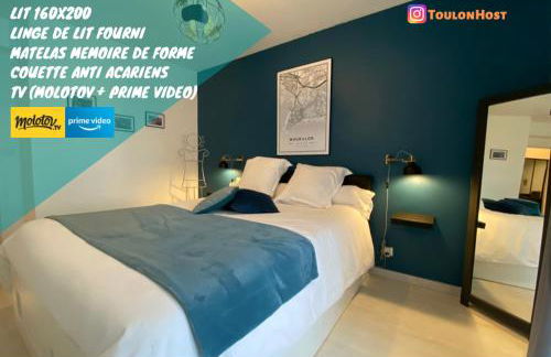 ToulonHost - Le Litardi - Superbe T2 - 2 pas des plages - Clim - Fibre - Foto 2