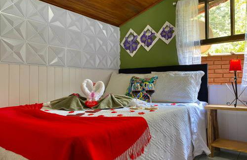 Chalé 1 Alto na Montanha, com lareira e wi-fi - Foto 15