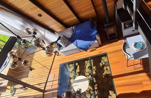 Cabaña Triángulo del Sol | Vista a las montañas | Hidromasaje | Aire - Foto 26