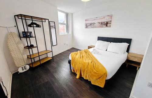 Modern 1BR Business Stay with Fast WiFi - Foto 1