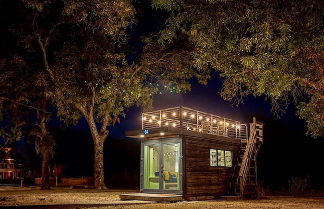 Yellow Blue Elegant Container Tiny House - Foto 51