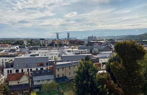 L'INDUSTRIEL CHIC, 2 PIECES AVEC VU IMPRENABLE SUR ROUEN - Foto 8