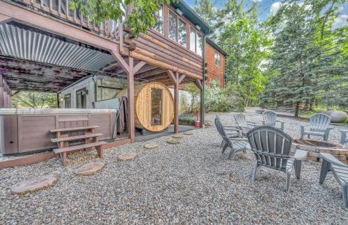 Massive Log Chalet with Hot Tub - Foto 71