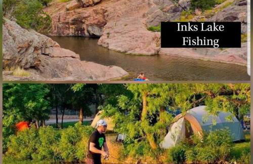 Entire 2br 2ba hilltop view home Sleeps 8 pets 4 acres Jacuzzi Central AC Kingbeds Office Free WiFi Parking Full Kitchen Refrigerator Washer Dryer Furnished Three 3 Large Sunset Dining Patios Grill Stovetop Oven Hiking Wildlife Firepit Quiet very Secluded - Foto 69