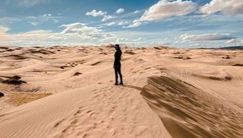 Disfrutando del paisaje