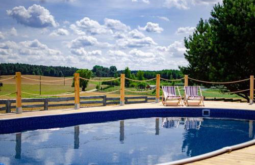 Giżycko-Przerwanki Domki Widok na Mazury - Foto 32