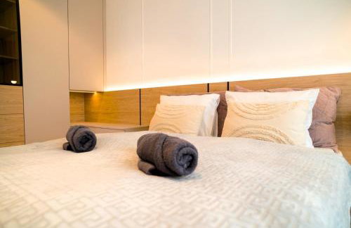 Marina Ostróda IV - super widok na jezioro, 10 m do wody, taras i balkon, winda, klima, garaż - Foto 26