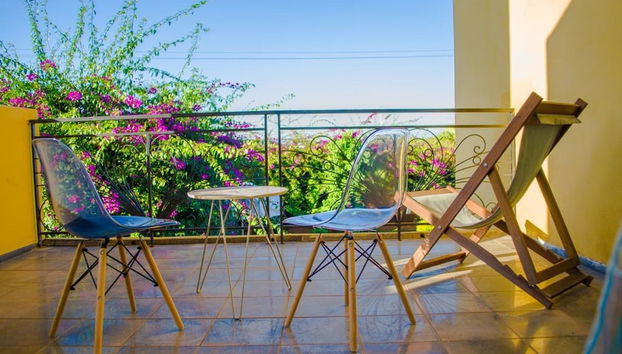 Room-the White-orange Bedroom With a ple - Foto 5, Balcón