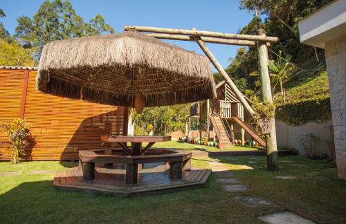 Sítio Cinco Folhas, recanto com vista pra montanha - Foto 12