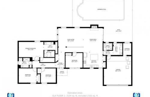 Large pool home and blocks away from the beach - Foto 2