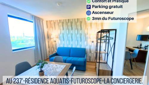 AU 237'- Résidence Aquatis - Futuroscope - La Conciergerie. - Foto 2