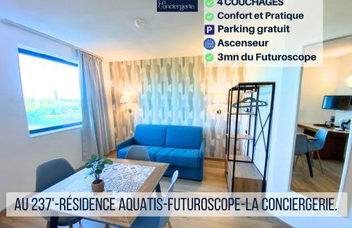 AU 237'- Résidence Aquatis - Futuroscope - La Conciergerie. - Foto 2