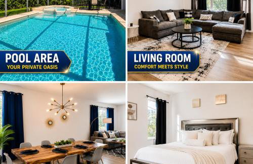 Wonderful 4BD House Private Pool & Near Disney - Foto 1