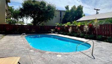Kona 1br condo on Alii Dr saltwater pool surf sun AC close to magic sands beach - Foto 3, sunbed