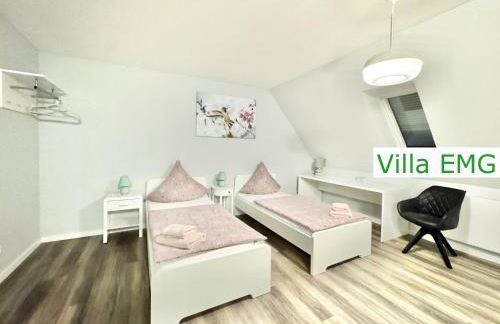 Ferienhaus Villa EMG Gelsenkirchen nah Essen Dortmund mit Pool und Garten für Familien Gruppen bis 21 Personen - Foto 37