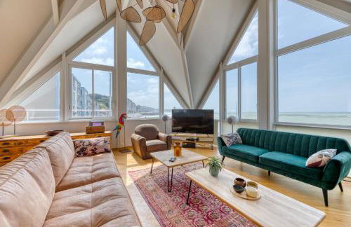 Le Poséidon - gîte exceptionnel face à la mer avec spa, terrasse, 4 chambres - Foto 12