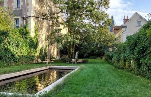 Maison historique au cœur de Nogent-le-Rotrou, 6 chambres, piscine chauffée, idéal pour familles et amis - FR-1-581-121 - Foto 14