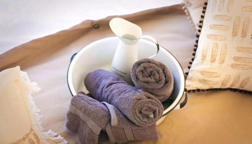 Luxurious Tent Vacation Rental on Glamping Site near Salem, Oregon - Foto 5, towels