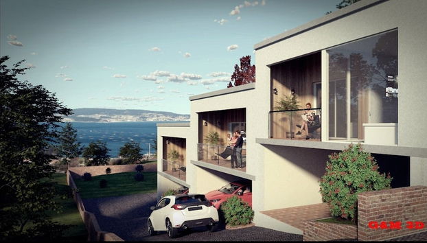 Façade de l’hébergement