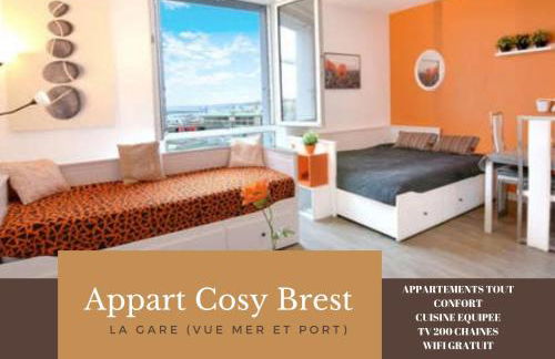 Appart Cosy Brest (La gare) vue mer - Foto 50