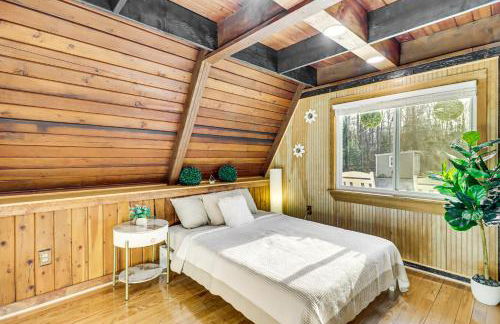 Hot Tub, Fire Pit and Patio A-Frame Stafford Cabin - Foto 10