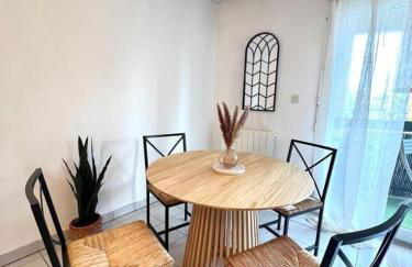 Le Montaigne - Climatisation, Parking Privé, Tramway et Airbus - Foto 15