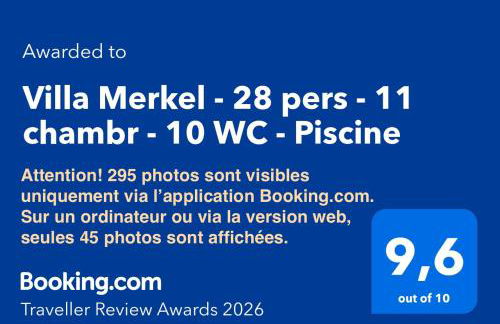 Art-Villa Merkel - 28 pers - 11 chambr - 10 WC - Piscine - Foto 5