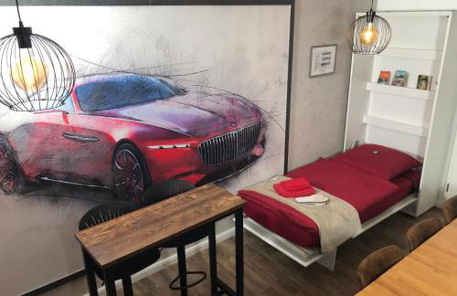 Stylisches Maybach Appartement mit Terrasse für 5 Personen, 5 Betten, große Kochinsel, Homeoffice mit 250Mbit WLAN - Foto 41