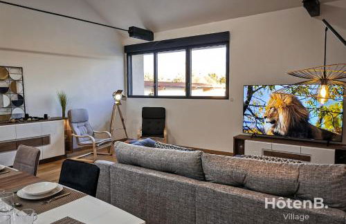 Spacious Cocoon with AC and PARKING At the Heart of Feytiat Limoges - Foto 6