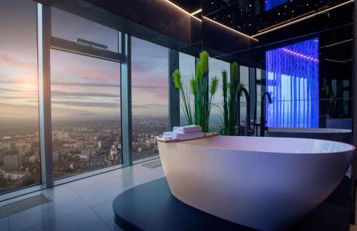 Apartments in Sky Tower with Bathtub near the window - Foto 36