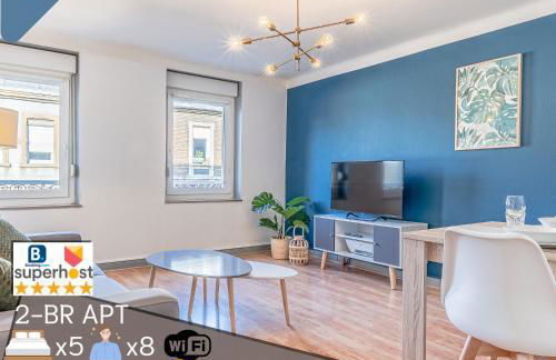 CATTENOM Appartements 2 à 5 lits Parking à 3 min Wi Fi Idéal équipes pros et familles - Apartments 2 to 5 beds Perfect for workers and families - Photo 53